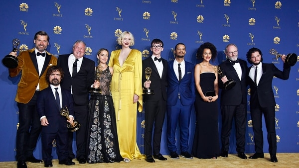 Los protagonistas de Game of Thrones (Frazer Harrison/Getty Images/AFP)