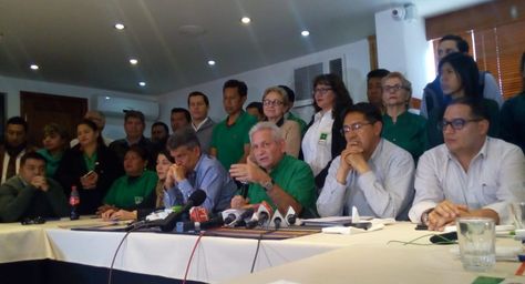Representantes de Demócratas en La Paz.