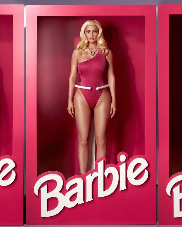 Kylie Jenner de Barbie (Instagram)