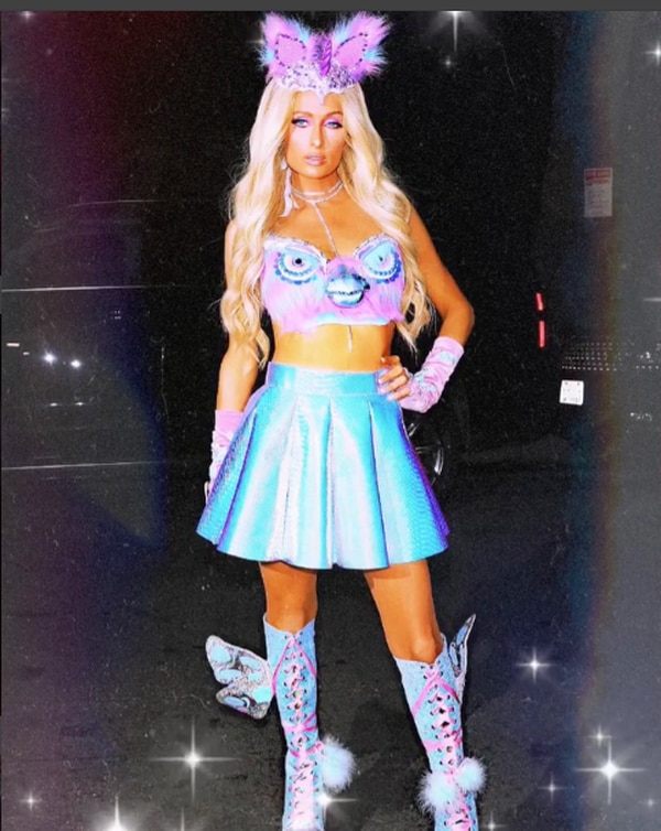 Paris Hilton de unicornio sexy (Instagram)