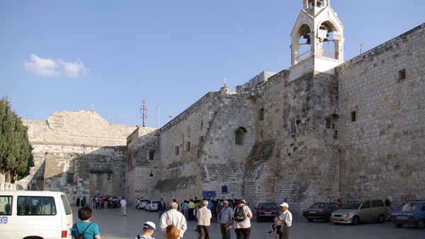 La Iglesia de la Natividad en Belén, Cisjordania (Wikipedia)