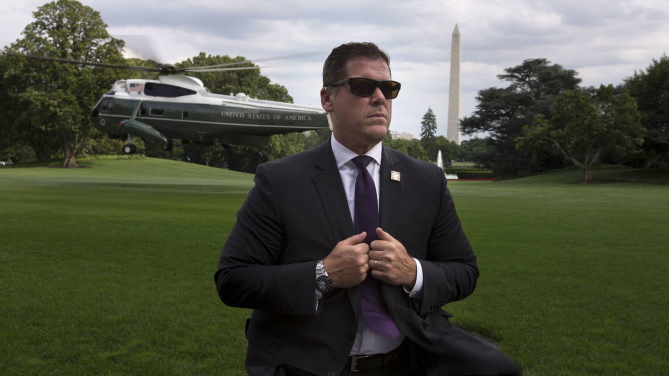 Foto: Uno de los agentes del Servicio Secreto norteamericano, en Washington. (EFE/ Michael Reynolds)