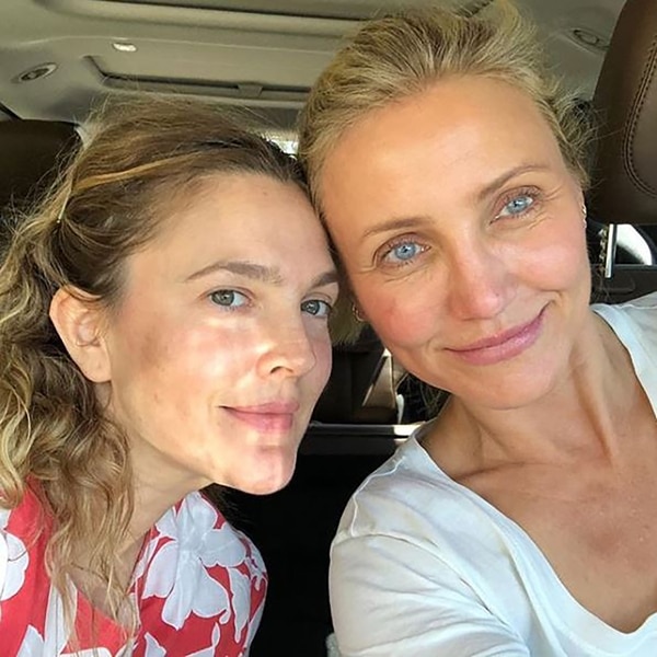 Cameron Diaz se retiró y hoy tiene un muy bajo perfil. Acá con su amiga Drew Barrymore al natural