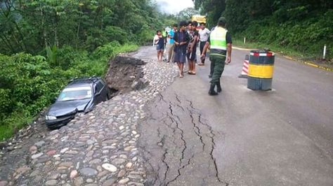 Efecto de las lluvias en El Sillar. Foto: César Franco