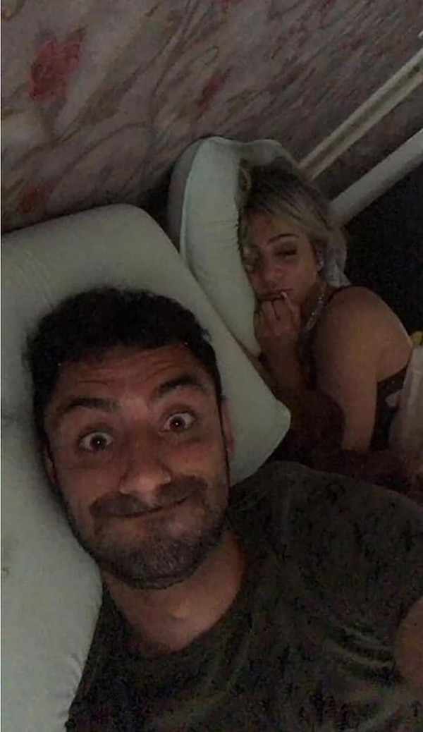 Una de las fotos que el jugador le mandó a su amigo