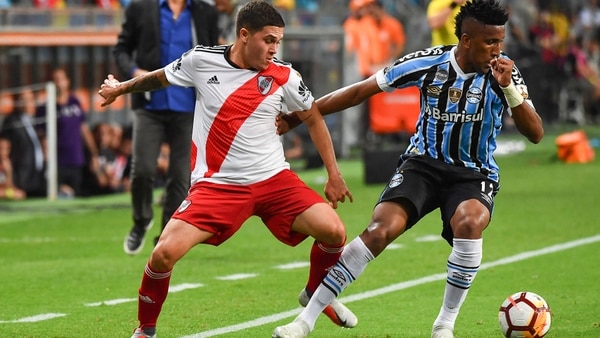 Juanfer Quintero ha sido uno de los más destacados de River Plate en la Copa Libertadores (AFP)