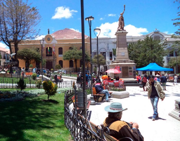 Plaza principal de la Villa Imperial.
