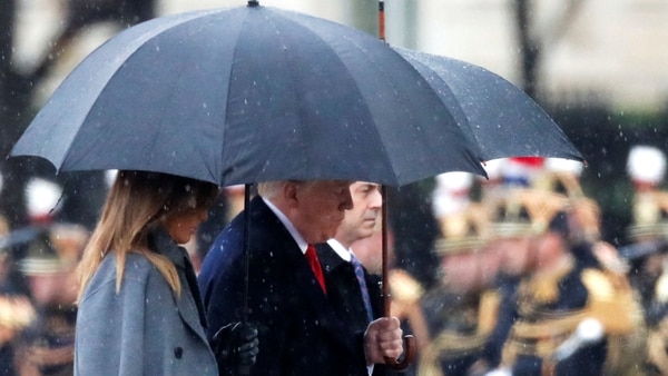 El presidente de Estados Unidos, Donald Trump, junto a su esposa Melania (Reuters)