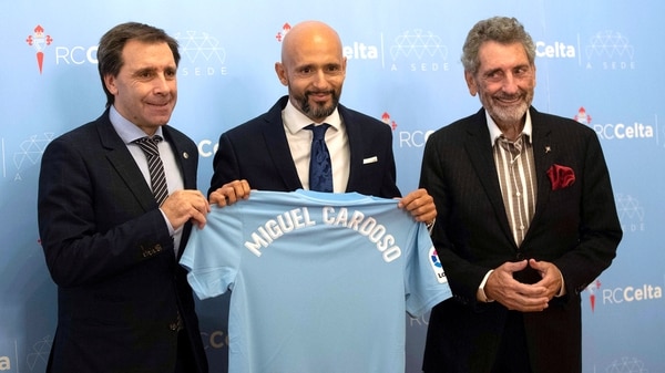 El entrenador portugués Miguel Cardoso es el reemplazante de Mohamed en el Celta de Vigo (EFE)