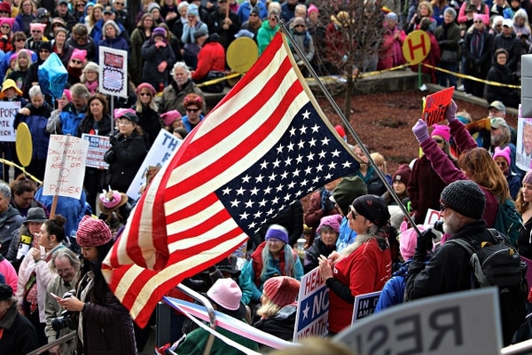La Marcha de las Mujeres, en Oregon. (David Geitgey Sierralupe/Wikicommons)