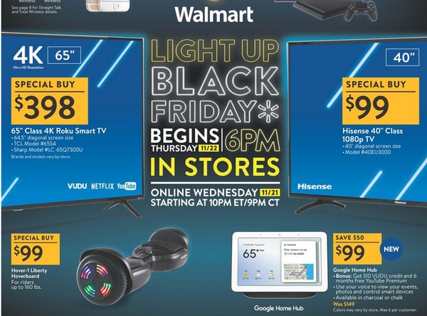 Walmart como la mayoría de las tiendas han publicado sus anuncios completos de Black Friday para que los revises en línea