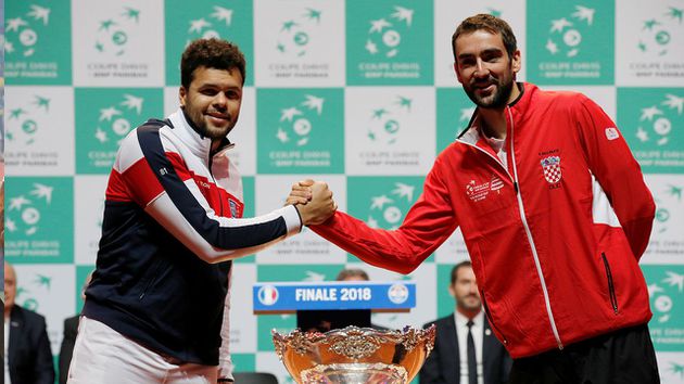 Tsonga vs Cilic y Chardy vs Coric abrirán la fina de Copa Davis