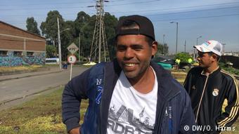 Kolumbien venezolanische Flüchtlinge in Bogotá | Walther Vázquez (DW/O. Harms)