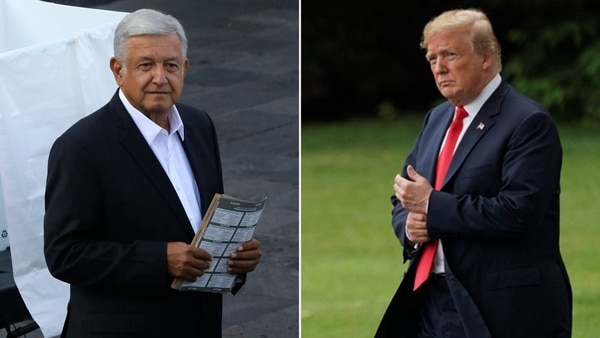 Andrés Manuel López Obrador y Donald Trump