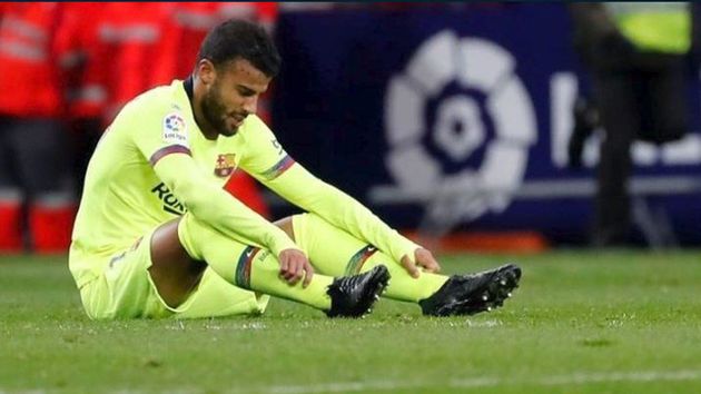 Se confirmó la grave lesión de Rafinha, tras el empate entre Barcelona y Atlético