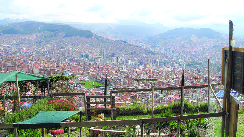 En la cima de La Paz germina la ciudad del mañana