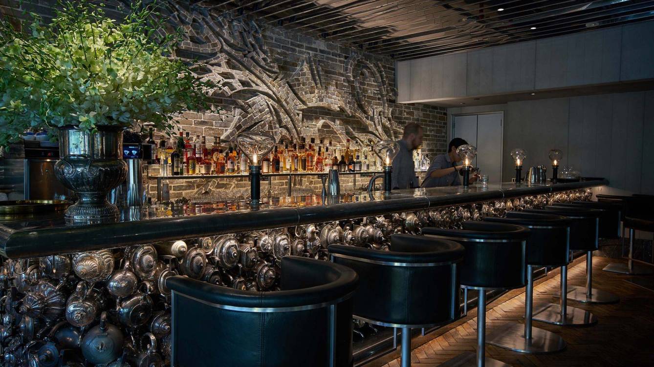 Foto: Bar en el '1880 Club' en Singapur.