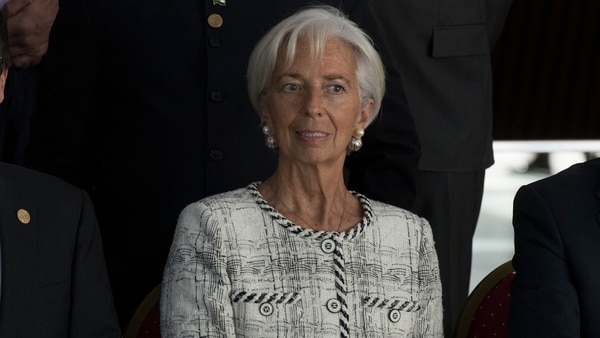 Christine Lagarde del FMI. Ecuador busca un acuerdo similar al que consiguió la Argentina con el organismo (Adrián Escandar)