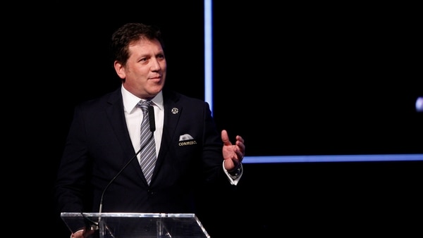 Alejandro Domínguez, el presidente de la Conmebol, planea jugar el partido (Reuters)