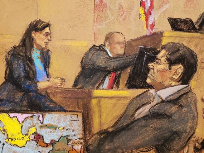 Dibujo de la artista Jane Rosenberg donde aparece el
