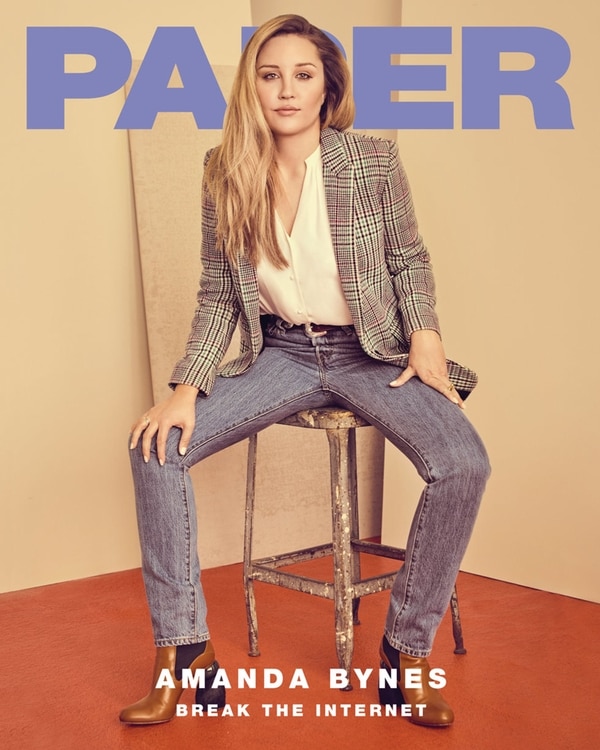 La tapa de Amanda Bynes para la revista Paper