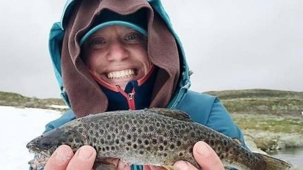Valerie Theoret en una de sus tantas fotografías que se tomaba en contacto con la naturaleza
