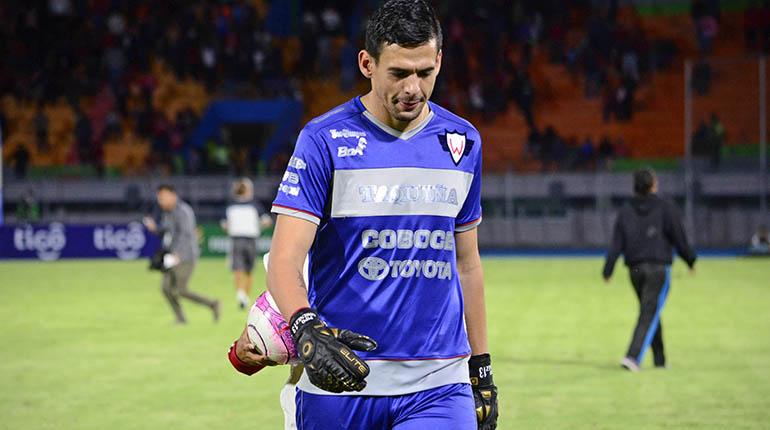 Arnaldo Giménez, golero de Wilstermann. | José Rocha