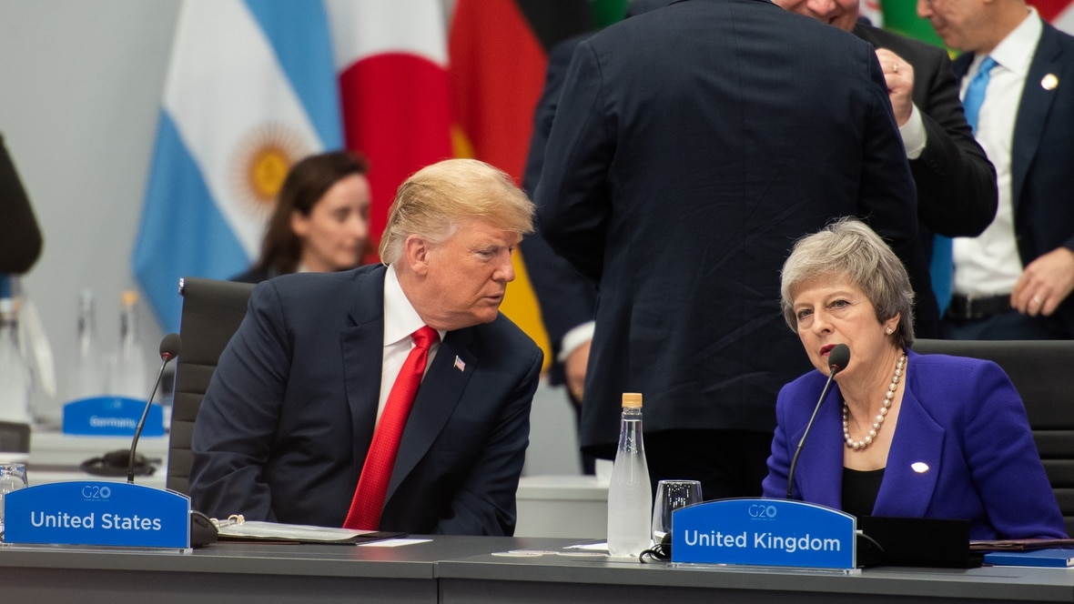Donald Trump y Theresa May escucharon el discurso de Macri