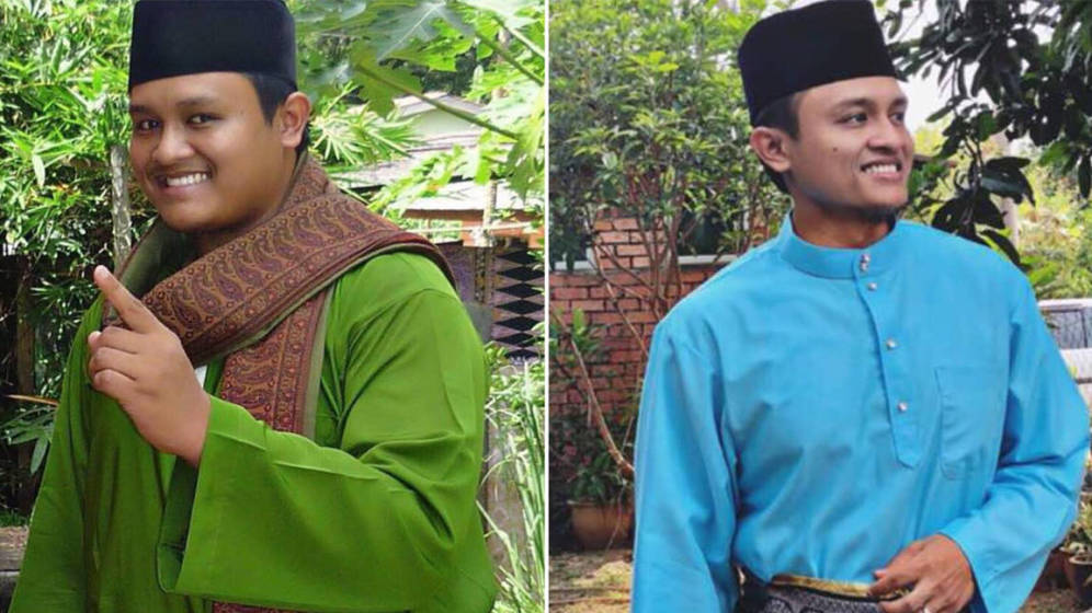 Foto: Arif Sukri y el ejemplo vivo de que se pueden adelgazar 40 kilos en tres meses (Foto: Facebook)