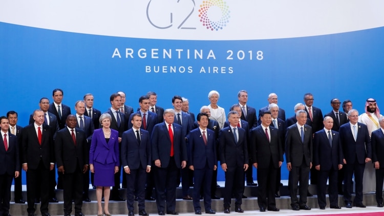 Foto grupal de los líderes del G20. (Reuters)