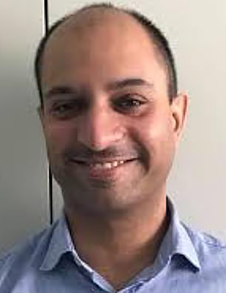 Amit Patel, el amante australiano de Mitesh Patel. Fue citado como testigo durante el juicio a su amante