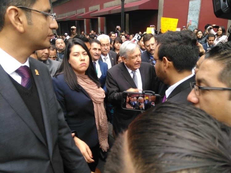 Andrés Manuel López Obrador en la toma posesión de Claudia Sheinbaum. (Foto: Patricia Juárez)