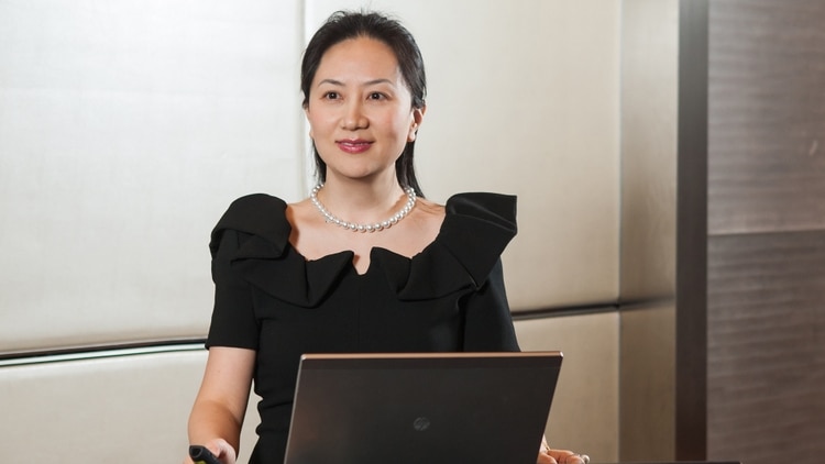 Meng Wanzhou es hija del fundador de la empresa Ren Zhengei (Huawei)