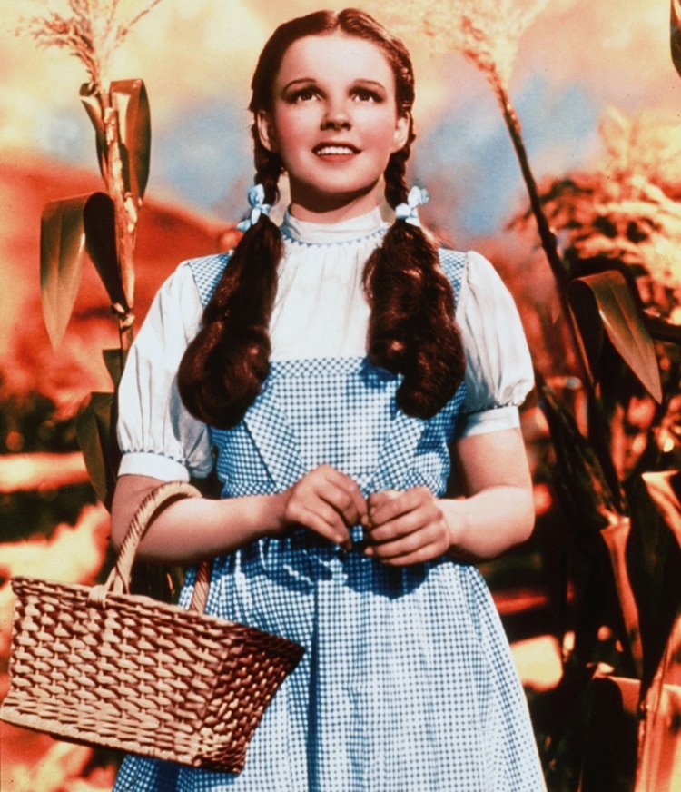Judy Garland tenía 15 años cuando hizo el papel de Dorothy