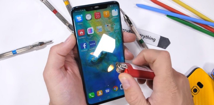 Test resistencia Huawei Mate 20 Pro
