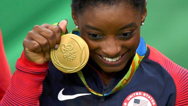 (Reuters) Simone Biles deslumbró con su actuación en los JJOO de Río