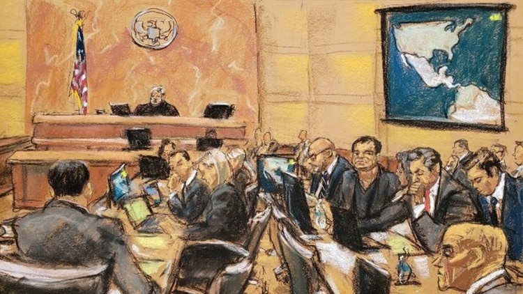 El juicio contra el capo cumple ya más de un mes (Foto: EFE)