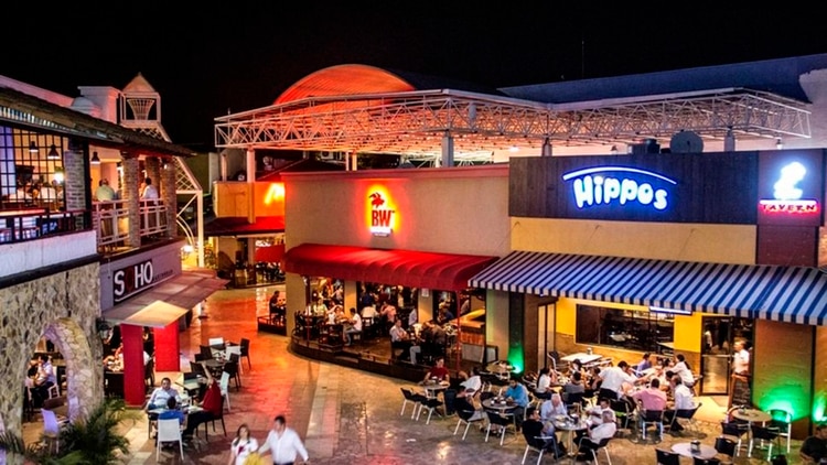 Las Galerías Santo Domingo en Managua donde se realizó el último show de la gira
