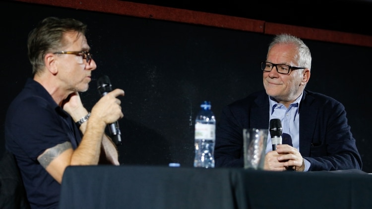 Tim Roth y Thierry Frémaux (Nicolás Aboaf)
