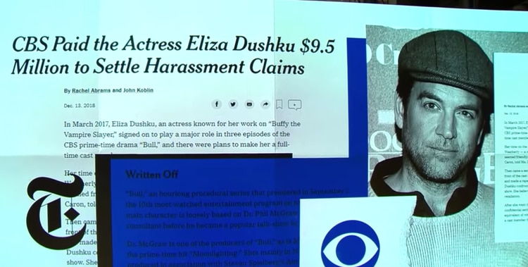 Michael Weatherly consideró que su sentido del humor era inoportuno y lamenta haber causado tantos problemas a Eliza Dushku