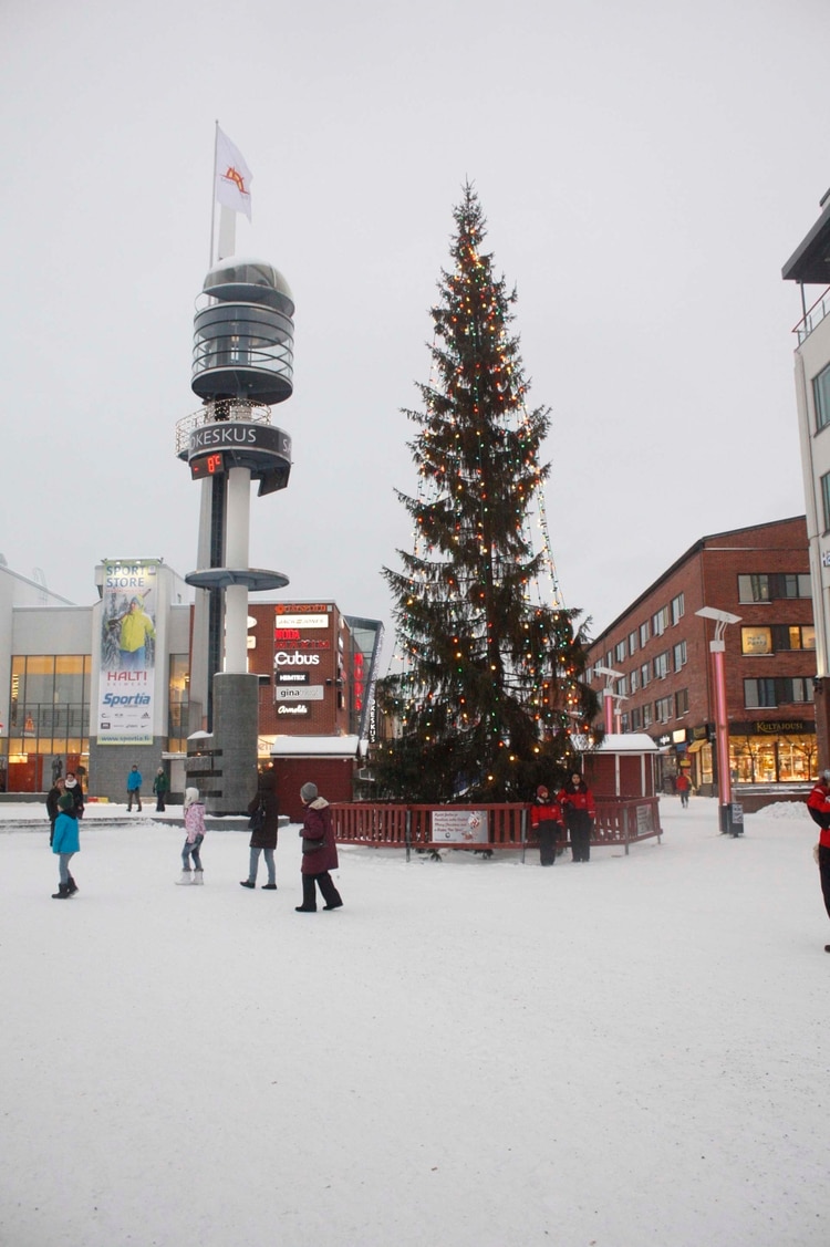 Plaza Lordi, en el centro de la ciudad