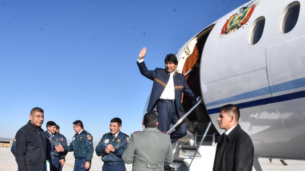 Evo Morales inicia una gira en la que se reunirá con Putin y Xi Jinping