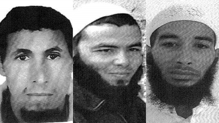 Rachid Affati, Ejjoud Abdessamad y Ouziad Younes, arrestados por la policía en Marrakesh