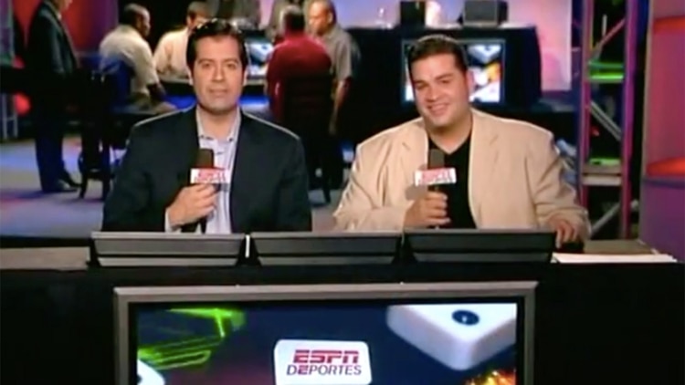 En 2005, en la primera transmisión que hizo ESPN del mundial de dominó