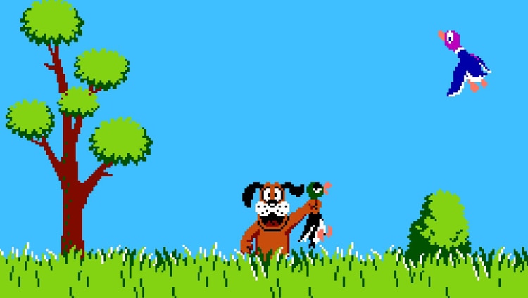 El juego Duck Hunt, uno de los más populares en la década de los ochenta (Foto: @Gneration708090)