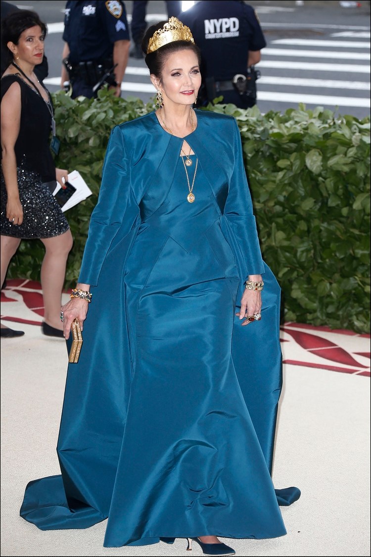 Lynda Carter en la gala del MET 2018