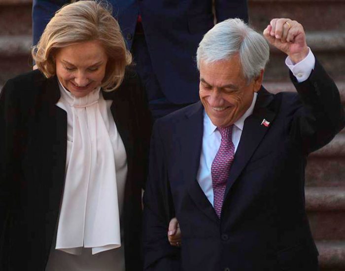 SEBASTIÁN PIÑERA, PRESIDENTE DE CHILE, LUEGO DE CONOCER EL FALLO DE LA HAYA A FAVOR DE SU PAÍS.
