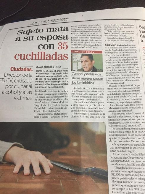 Polémica por las afirmaciones de un uniformado.