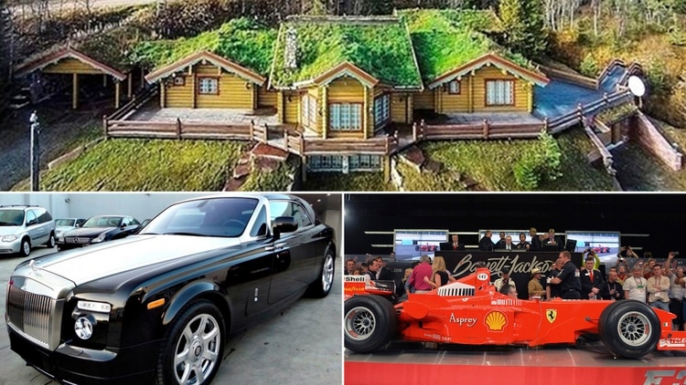 Algunos de los bienes que vendió Corinna