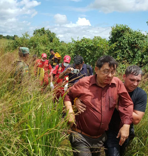 Cae avioneta antes de llegar a Trinidad